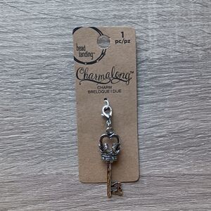🌷 Charmalong By Bead Landing Crown Key Charm / Stitch Marker 👑